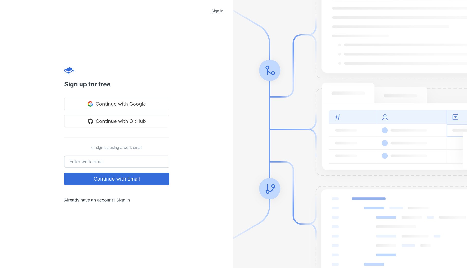 Gitbook
				signup page example