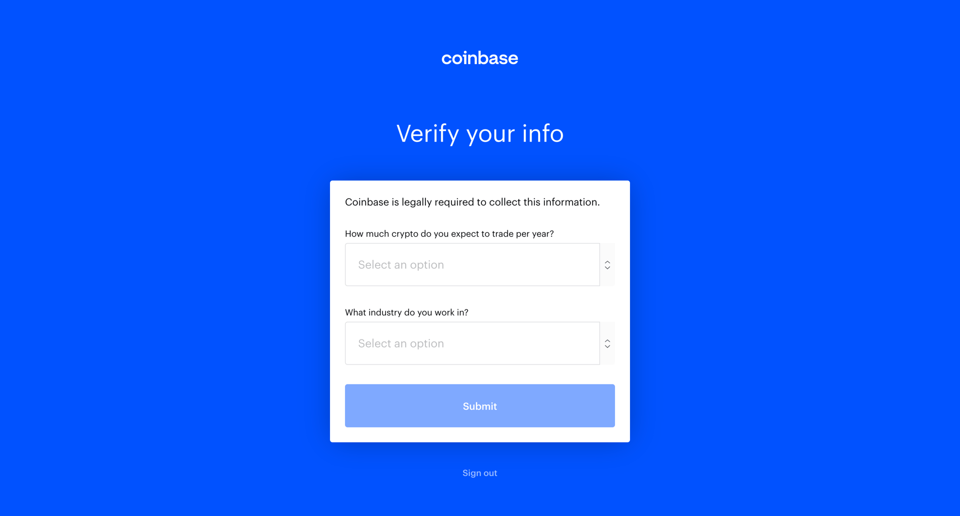 Coinbase
			       ux ui design