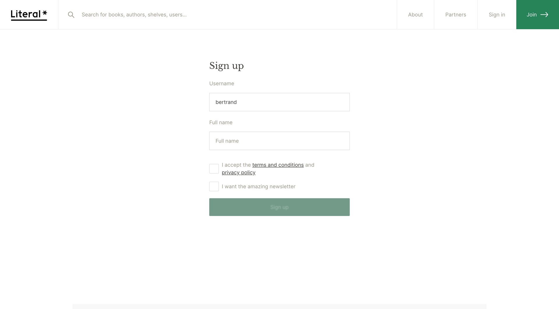 Literal
			        ux ui design