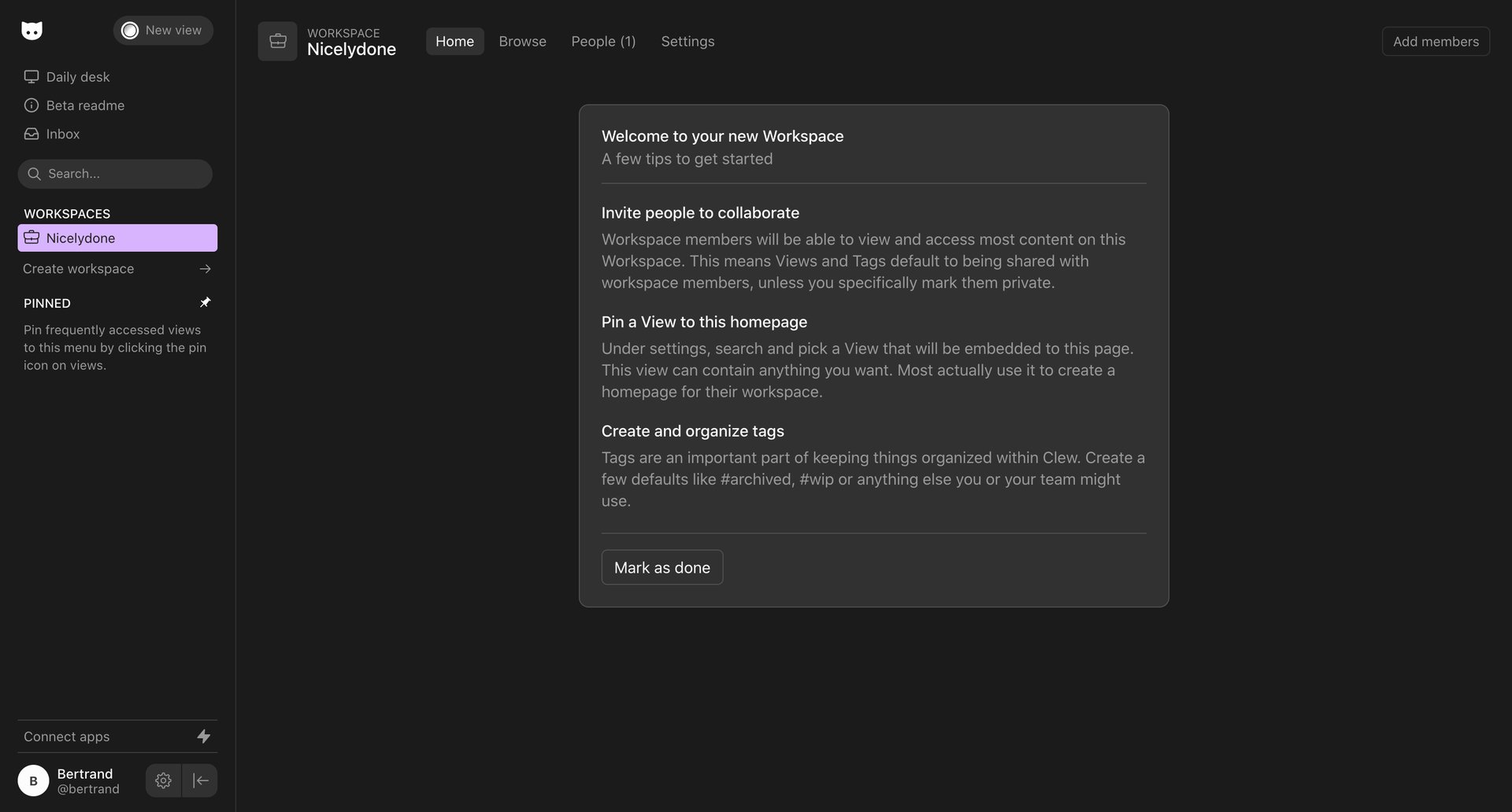 Clew
			             ux ui design