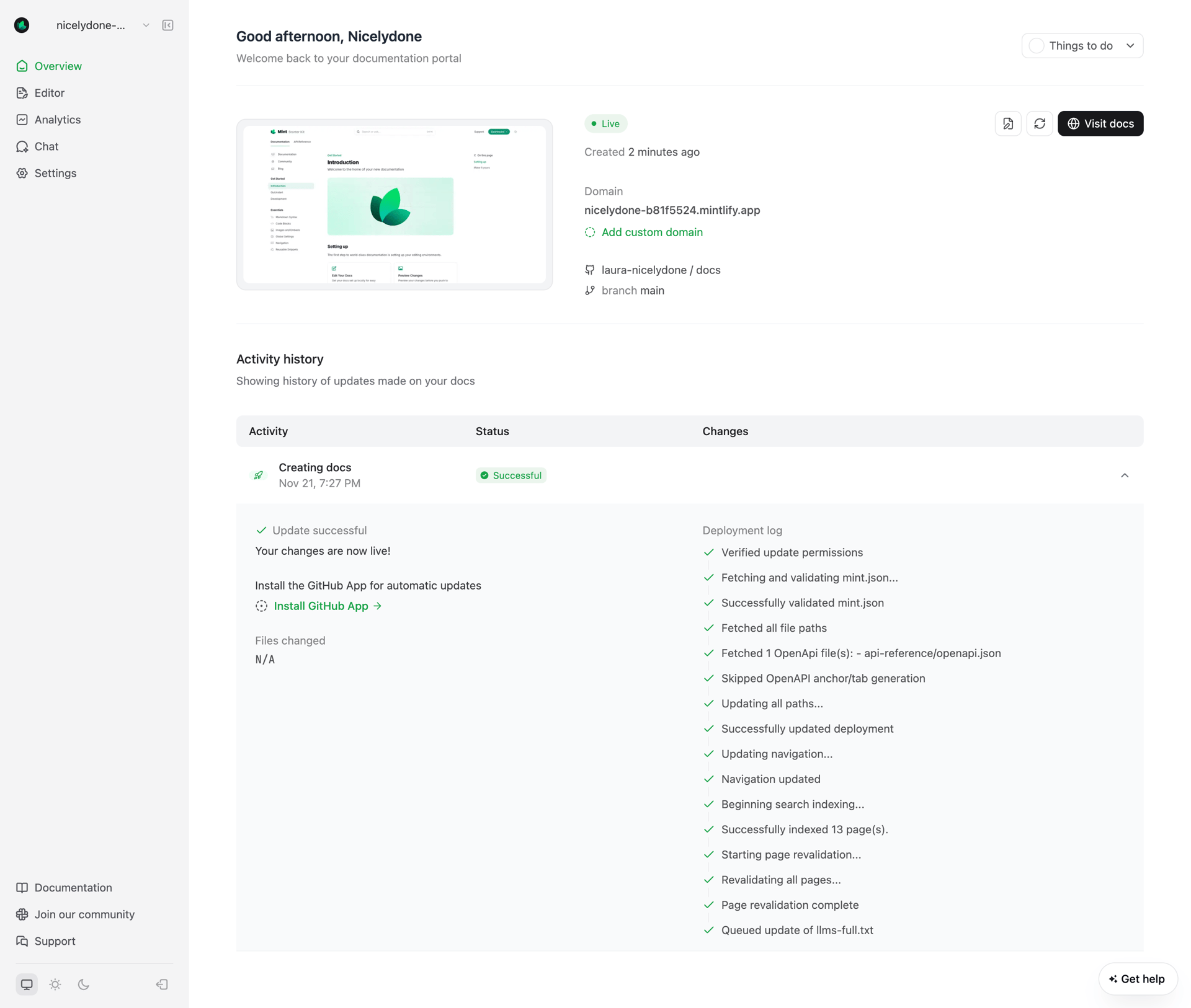Mintlify
			                      ux ui design