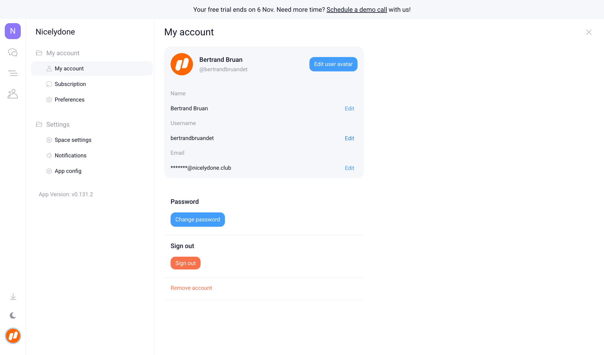 Orchestra
				profile page example