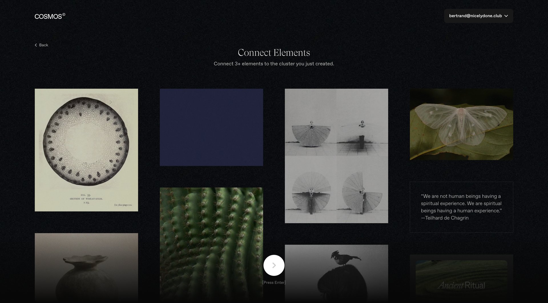 Cosmos
			     ux ui design