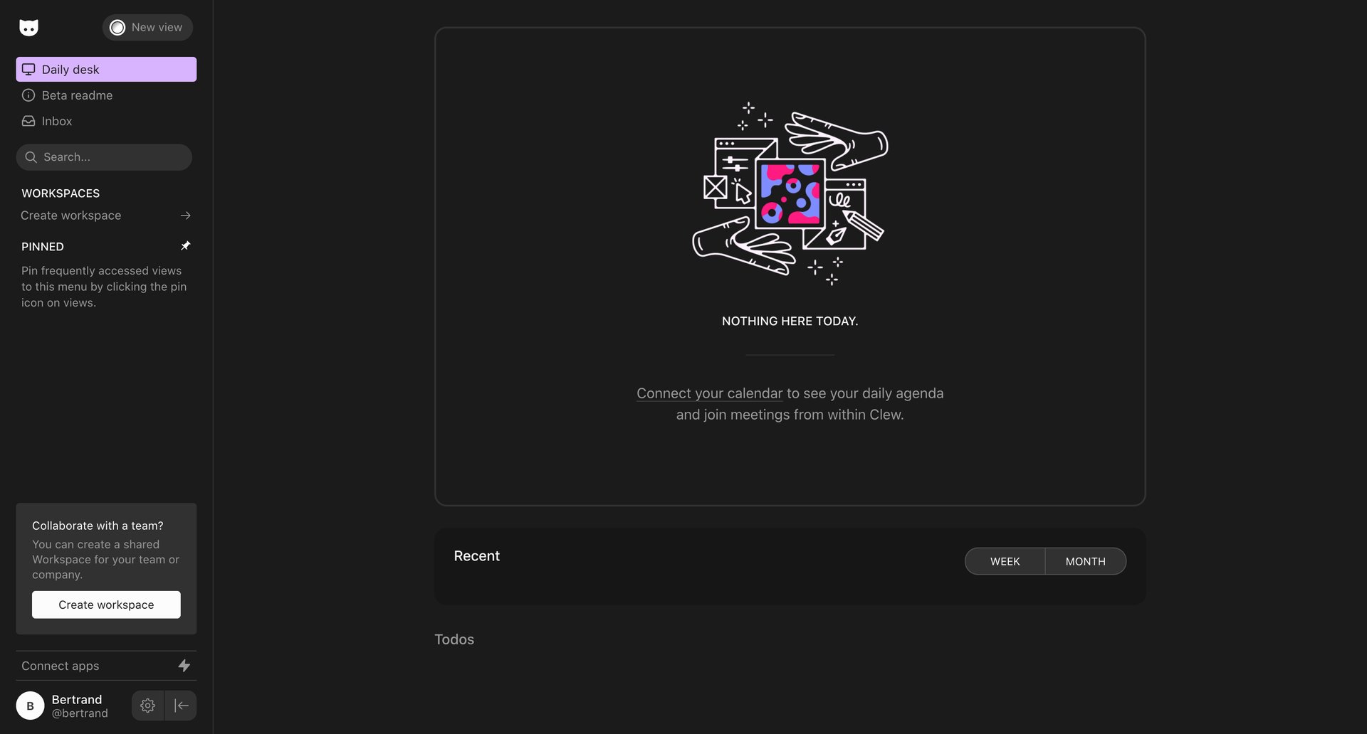 Clew
			      ux ui design