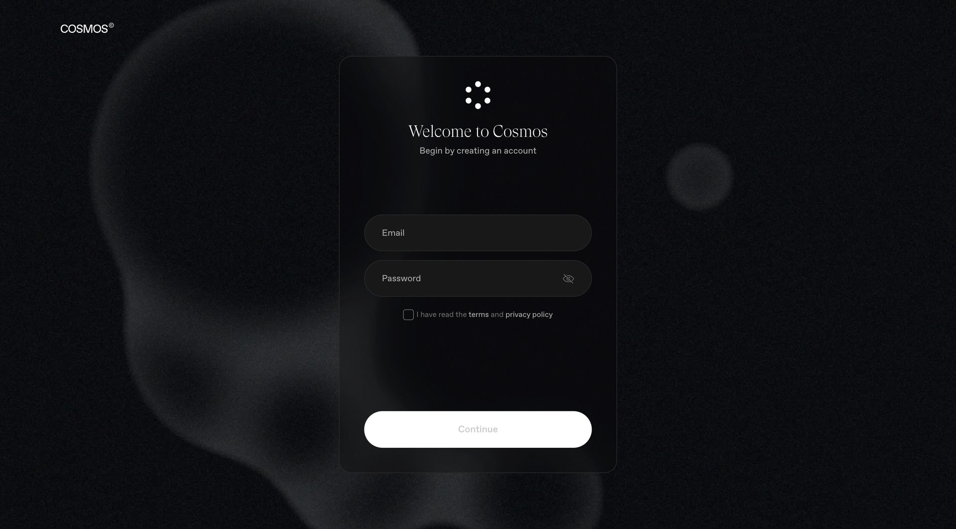 Cosmos
			         ux ui design