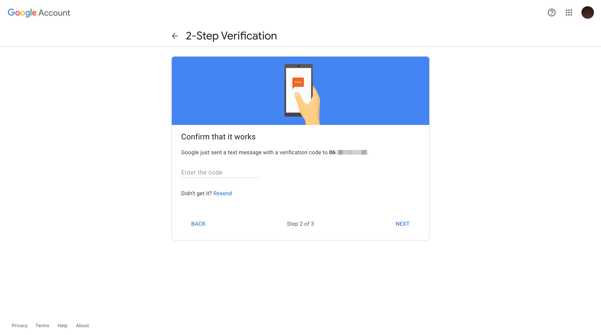 Google Account
			 ux ui design
