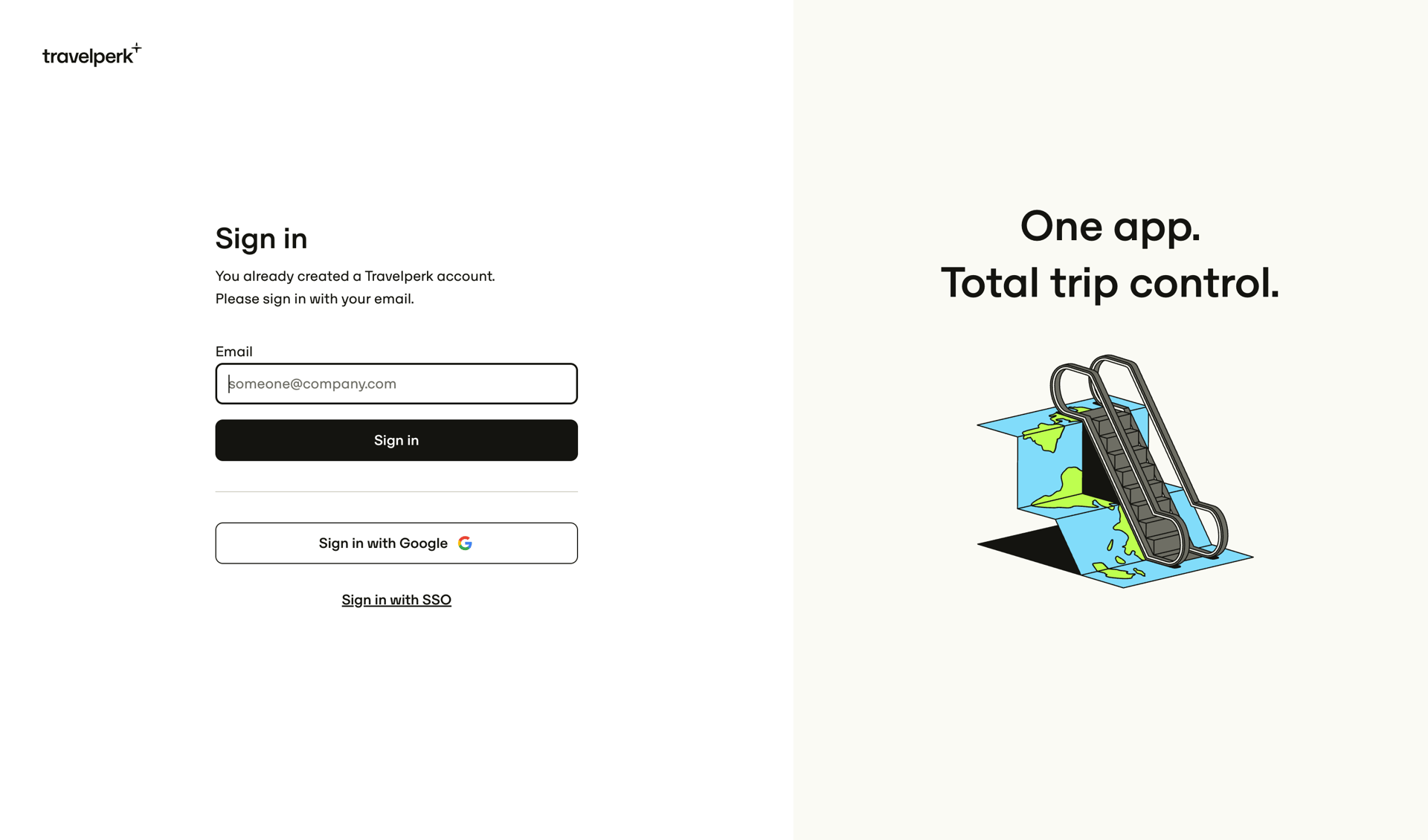 Travelperk screen example