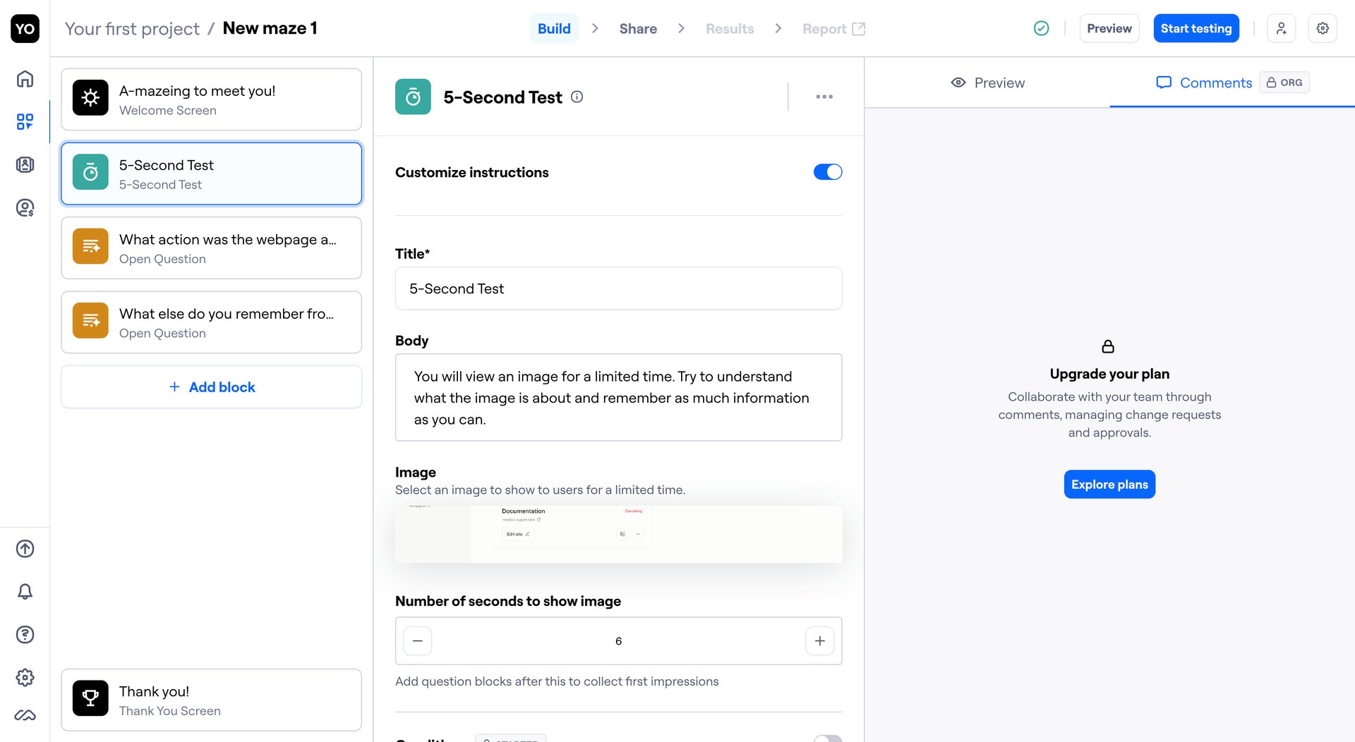 Maze
			       ux ui design