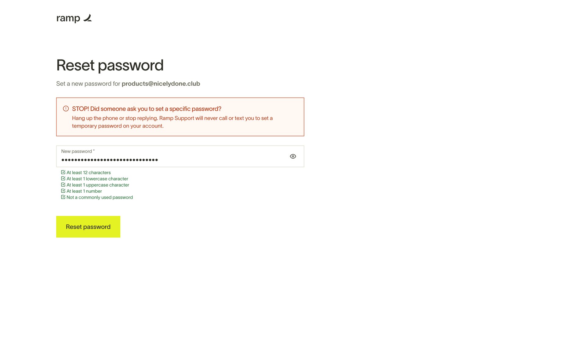 Ramp
			           ux ui design