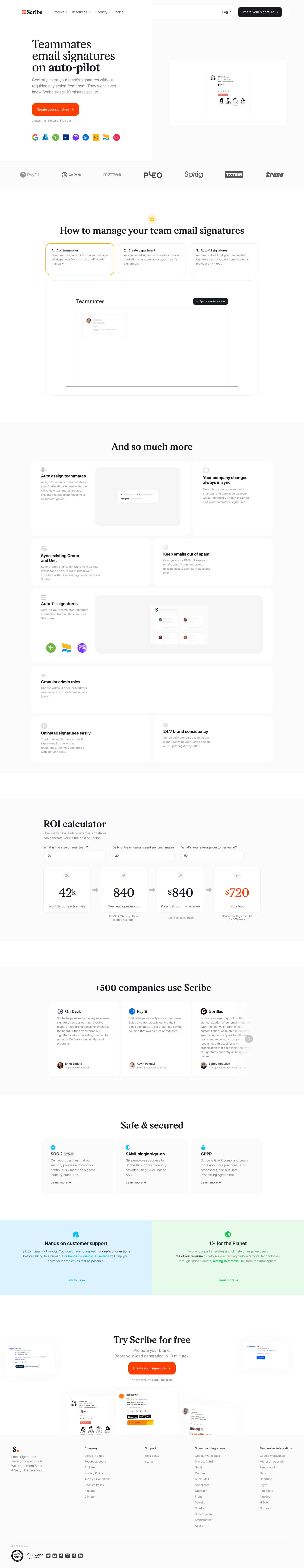 Scribe
			     ux ui design