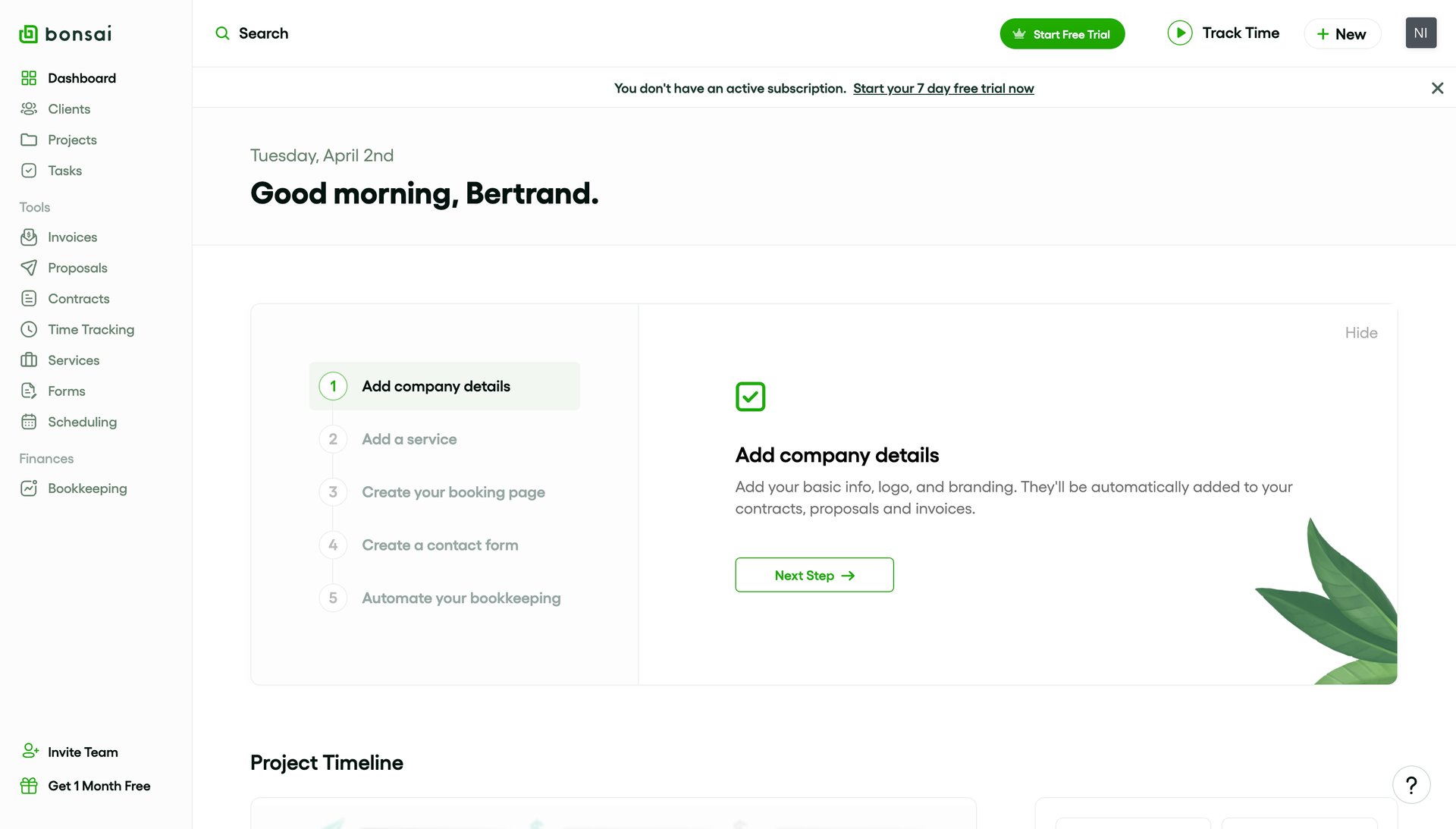 Bonsai
			                 ux ui design