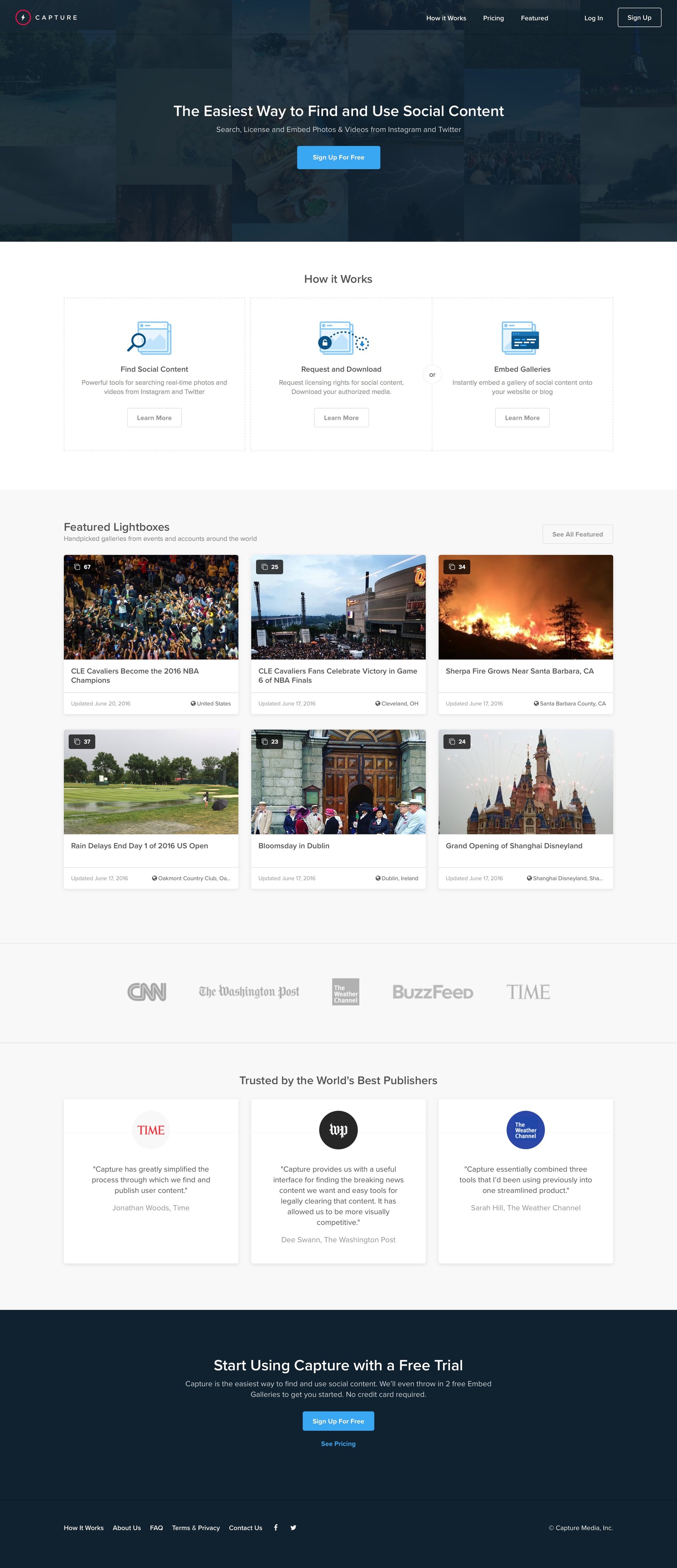 Capture
				 page example