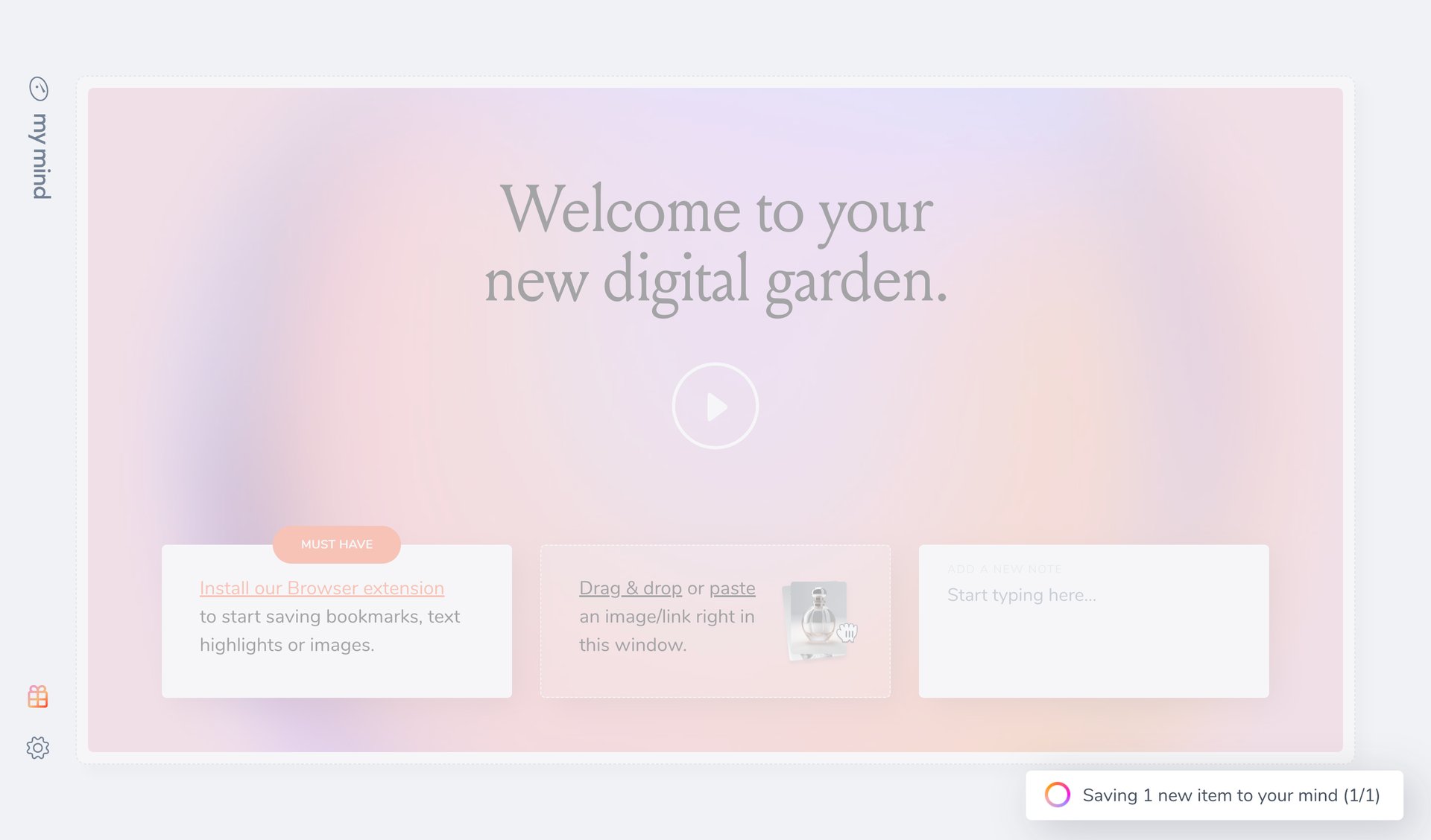 Mymind
			       ux ui design