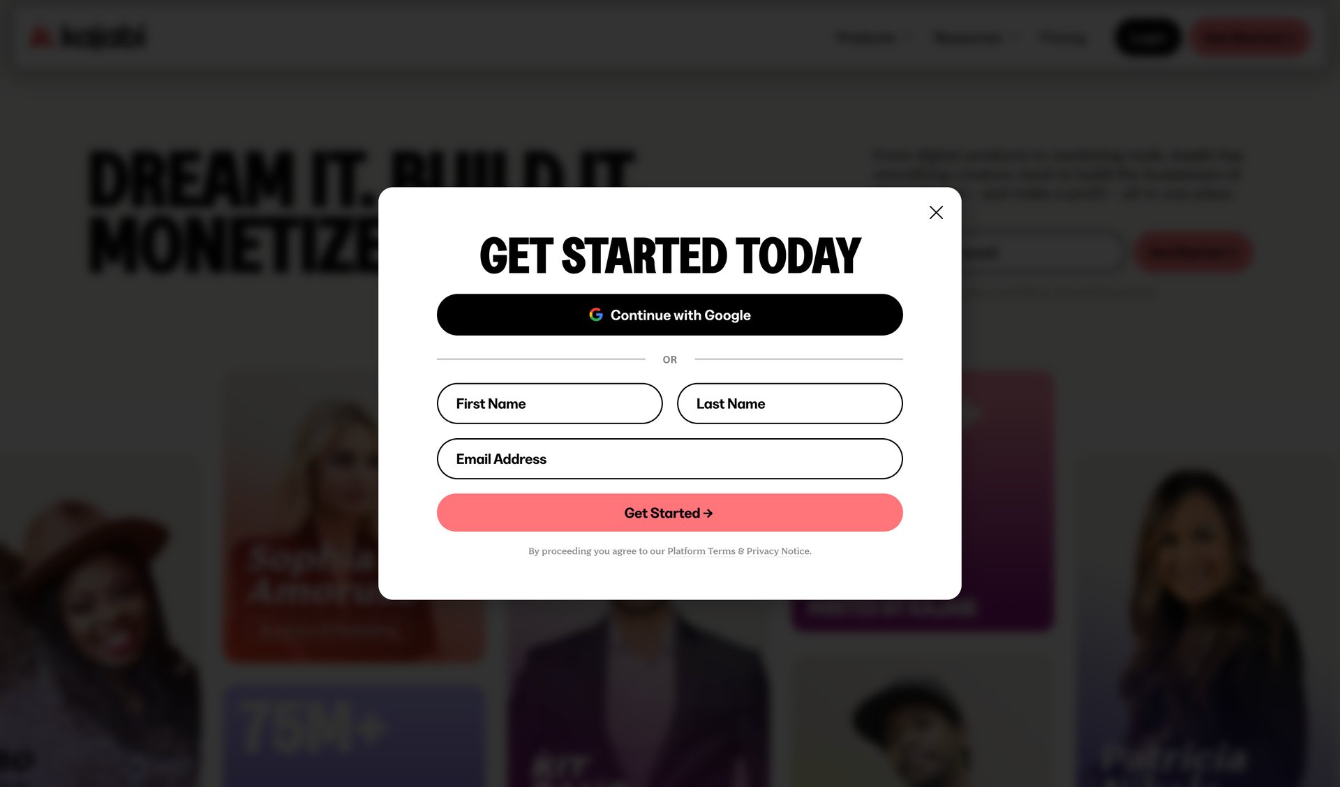 Kajabi
			      ux ui design