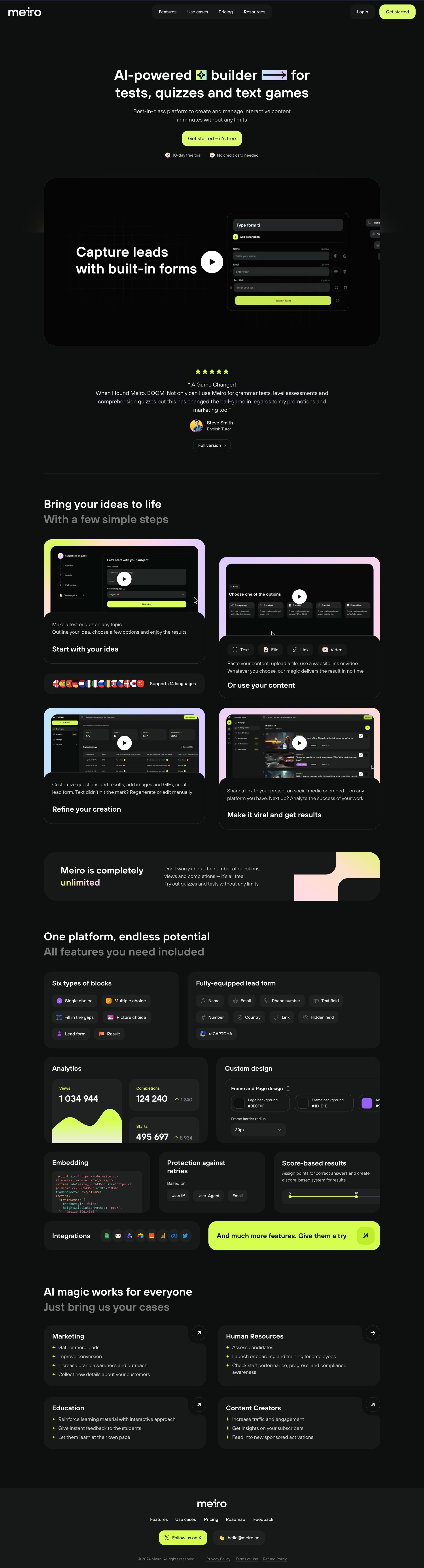 Meiro
			      ux ui design