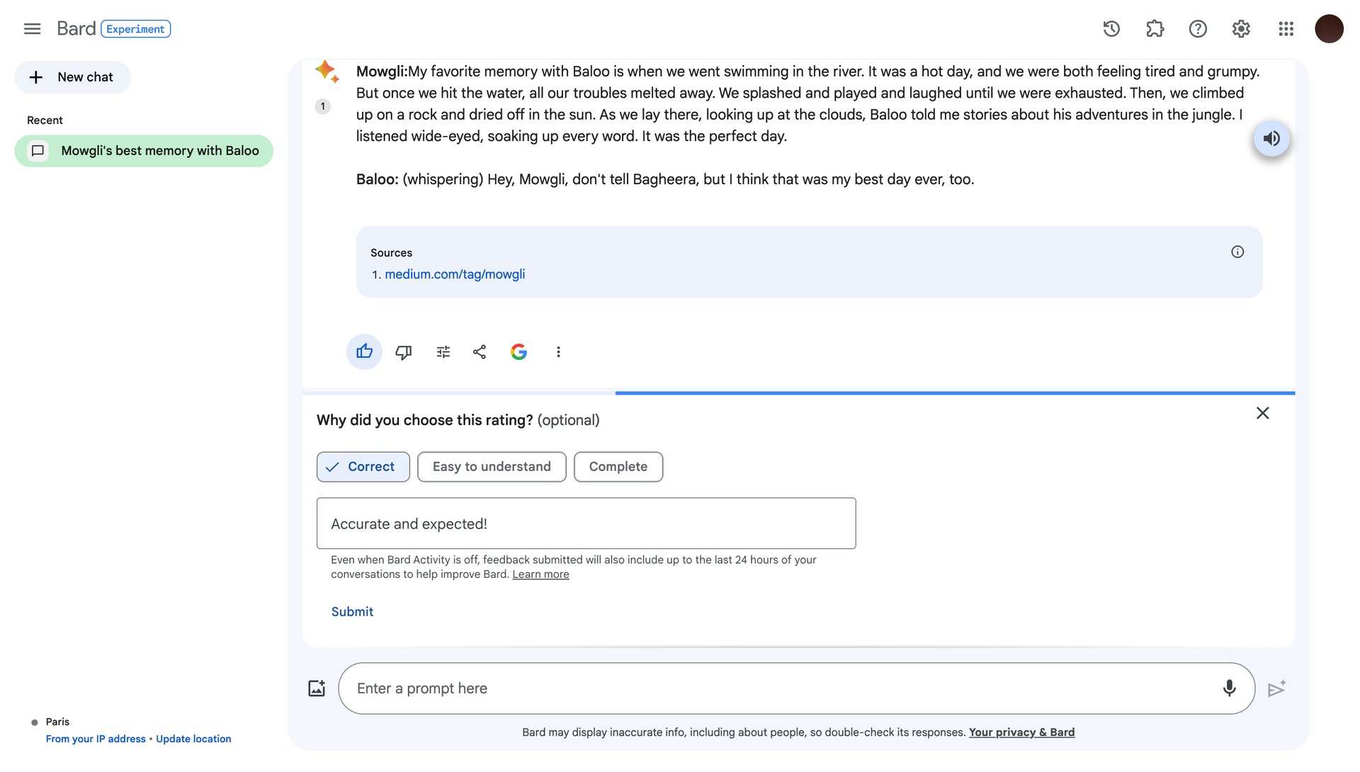 Bard
			        ux ui design