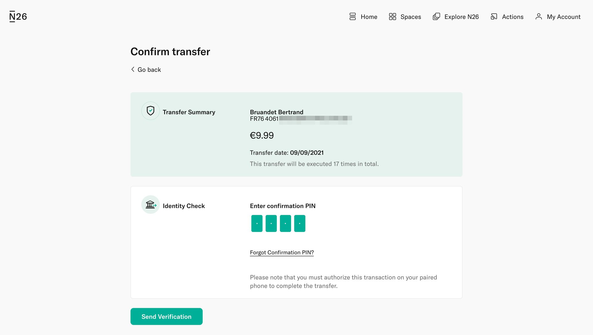 N26
			      ux ui design