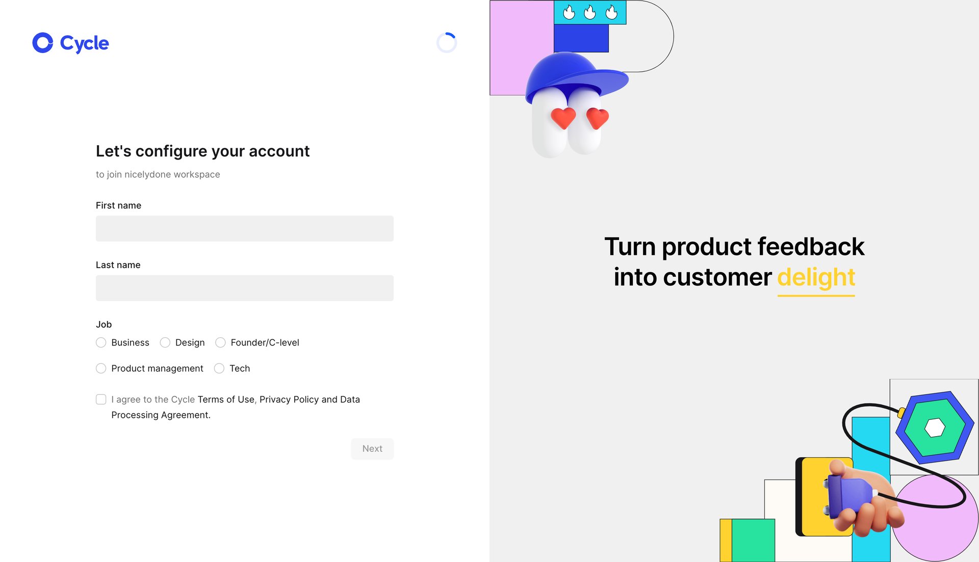 Cycle
			         ux ui design
