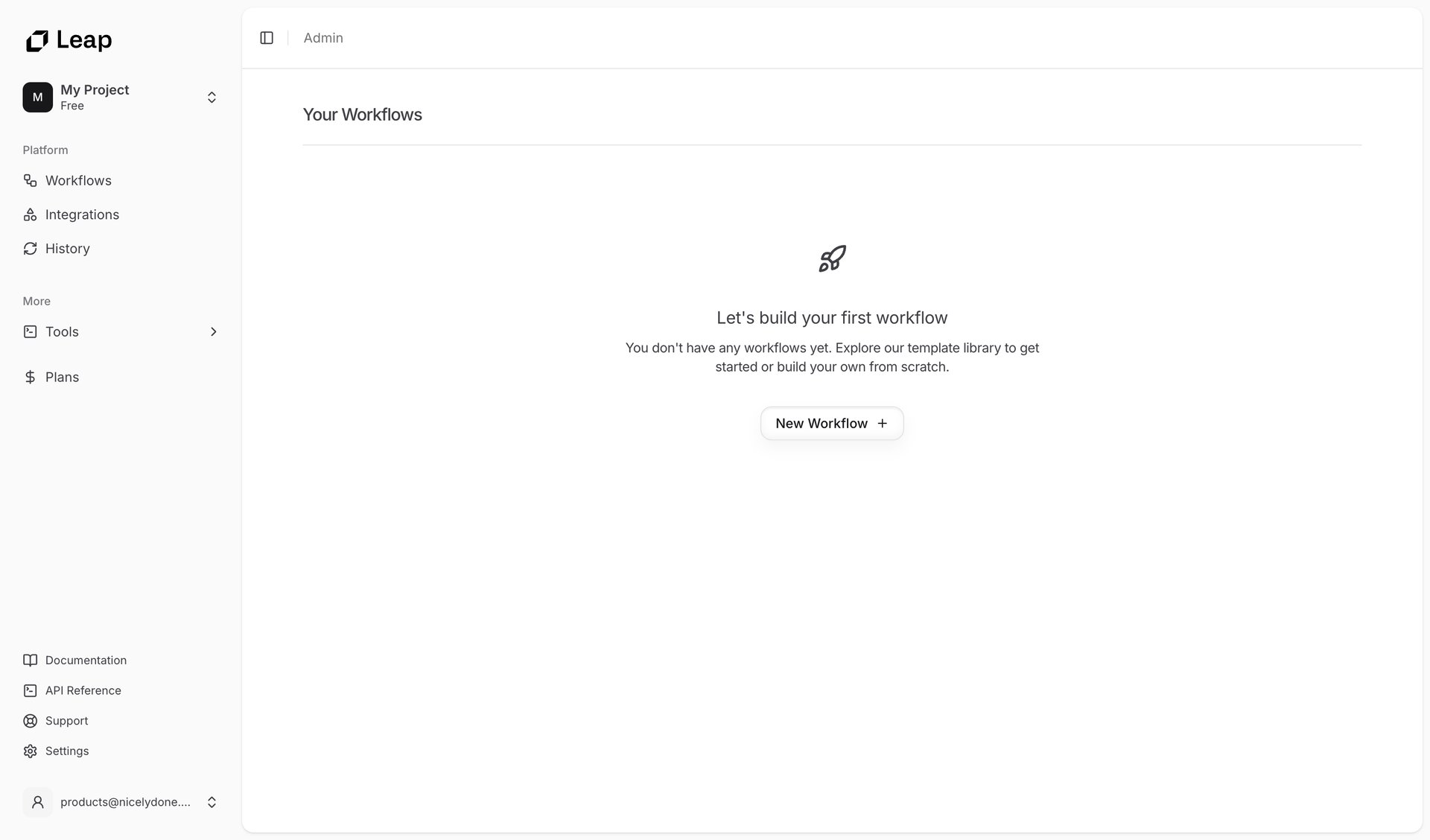 Leap
			      ux ui design