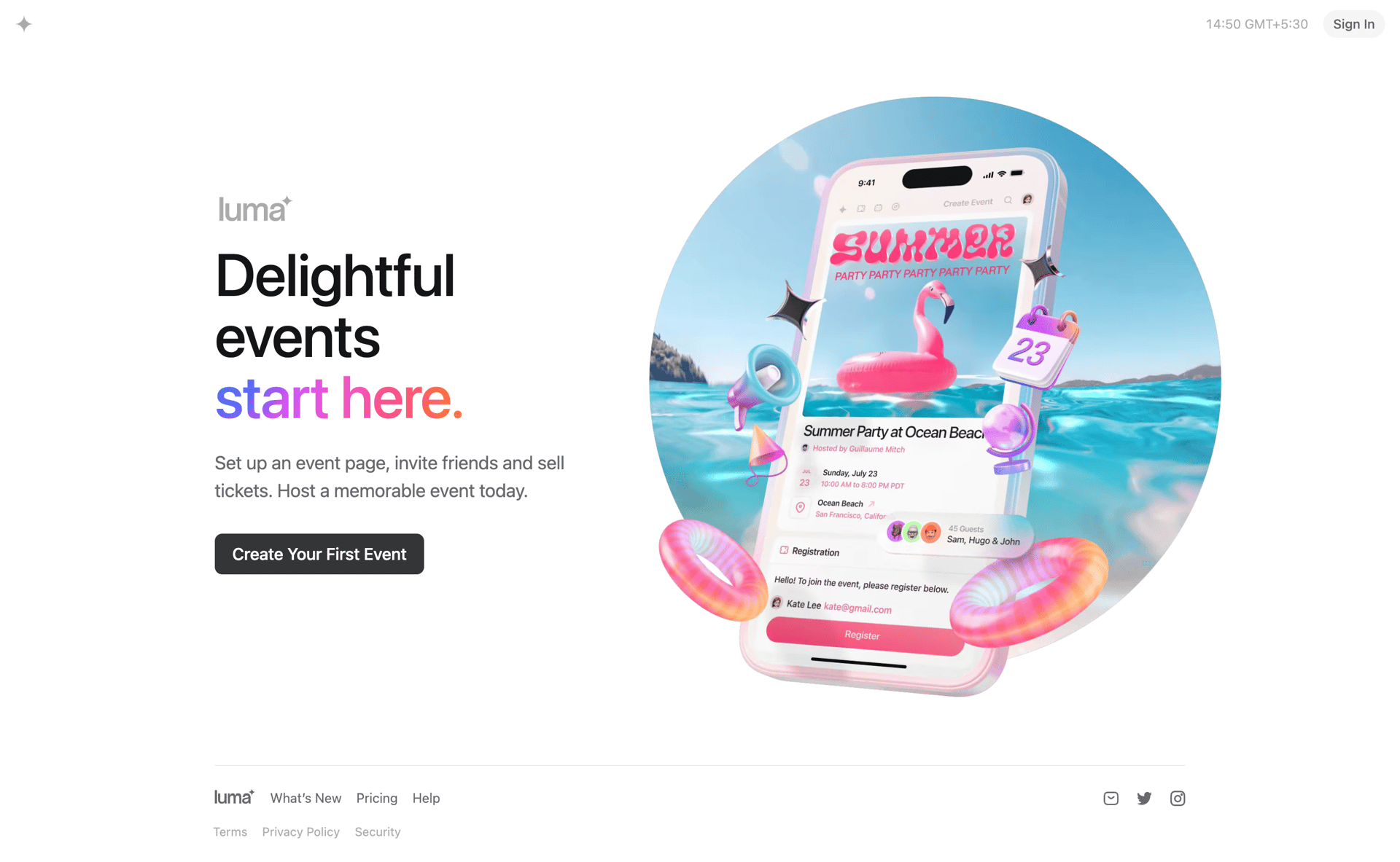 Luma
			  ux ui design