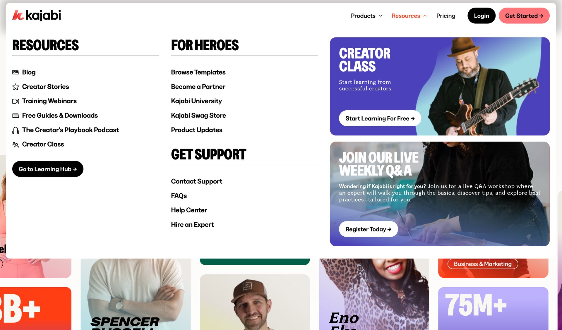 Kajabi
			   ux ui design