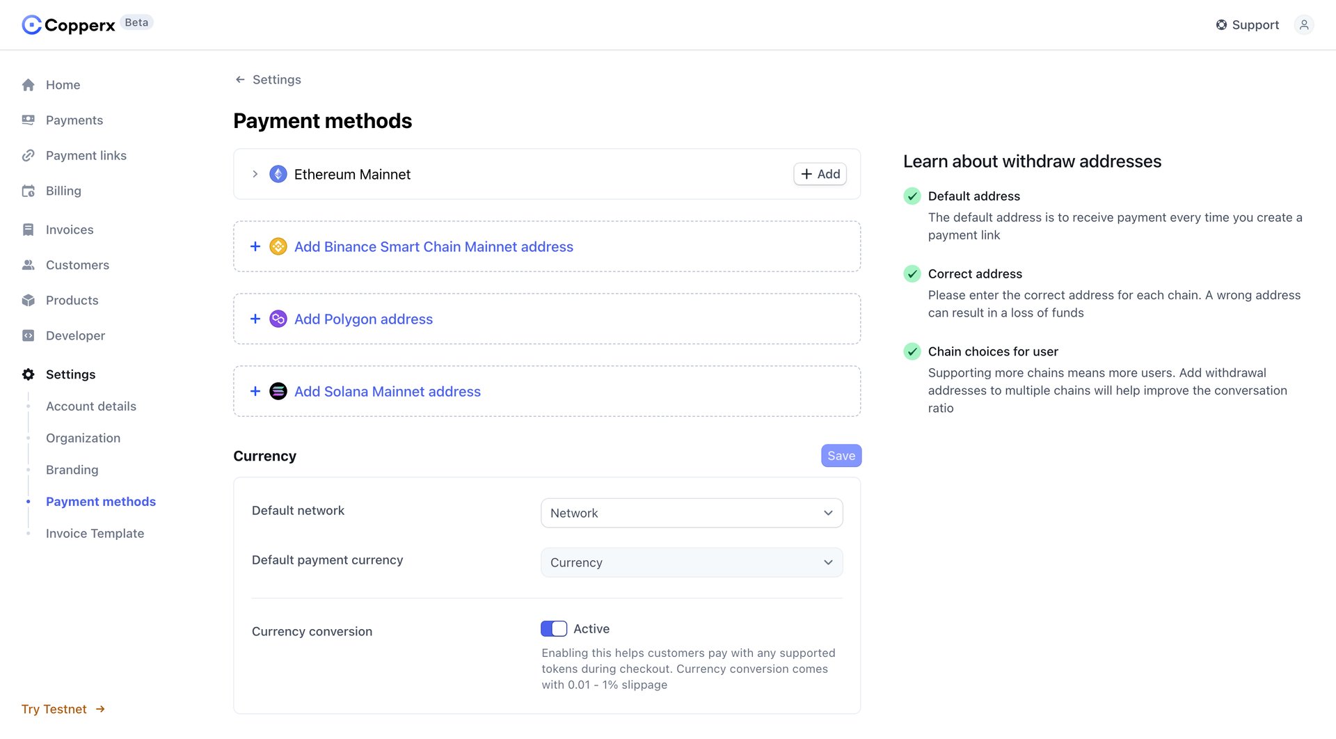 Copperx
			          ux ui design