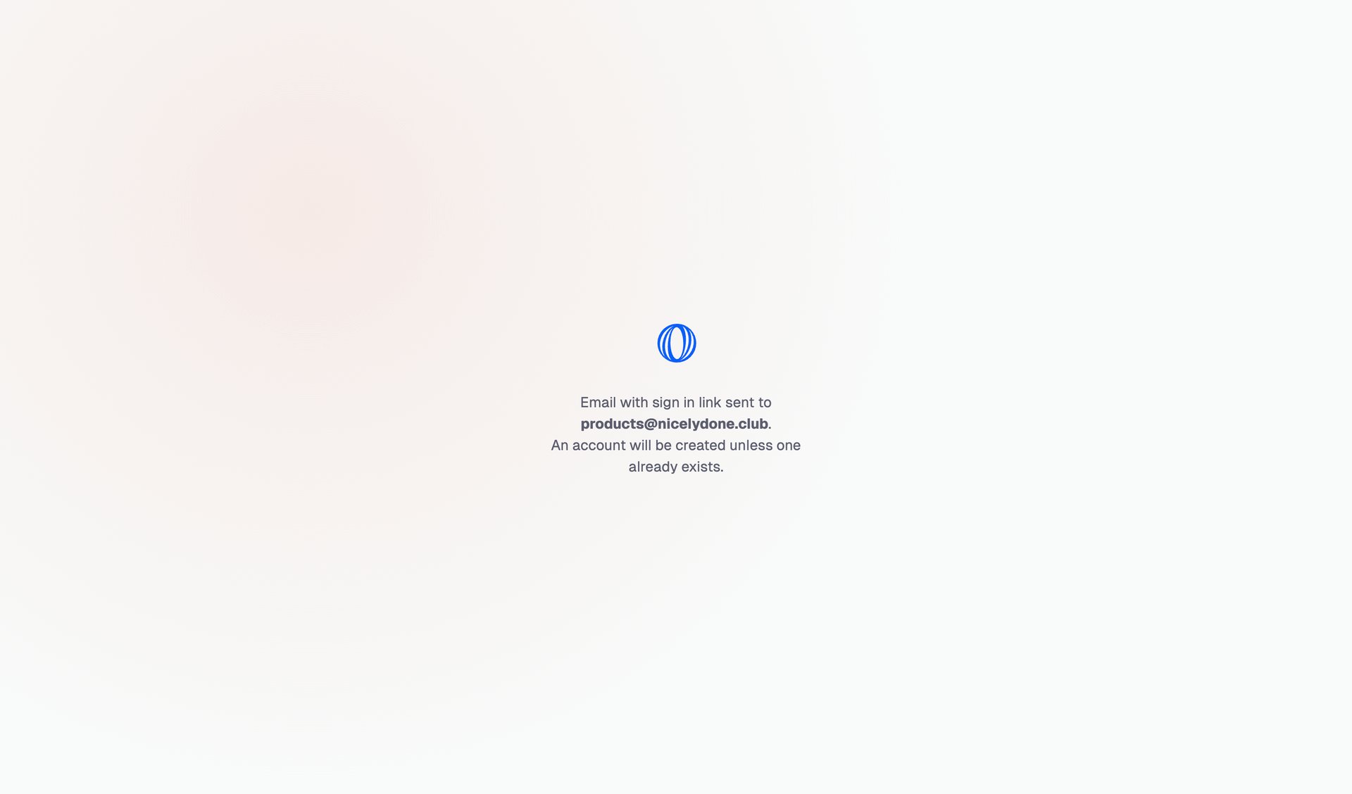 Polar
				signin page example