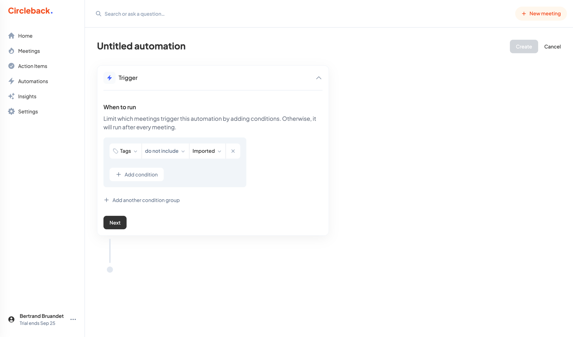 Circleback
			       ux ui design