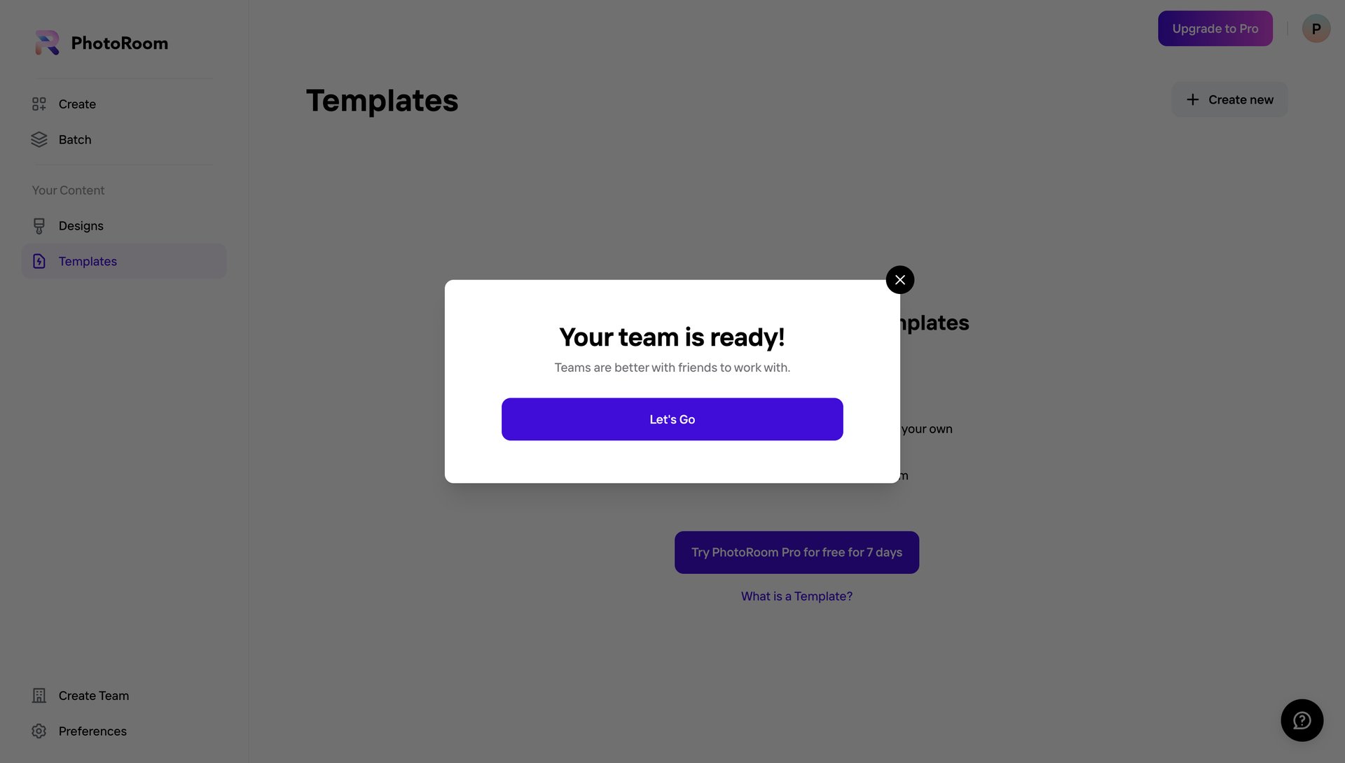 Photoroom
			         ux ui design