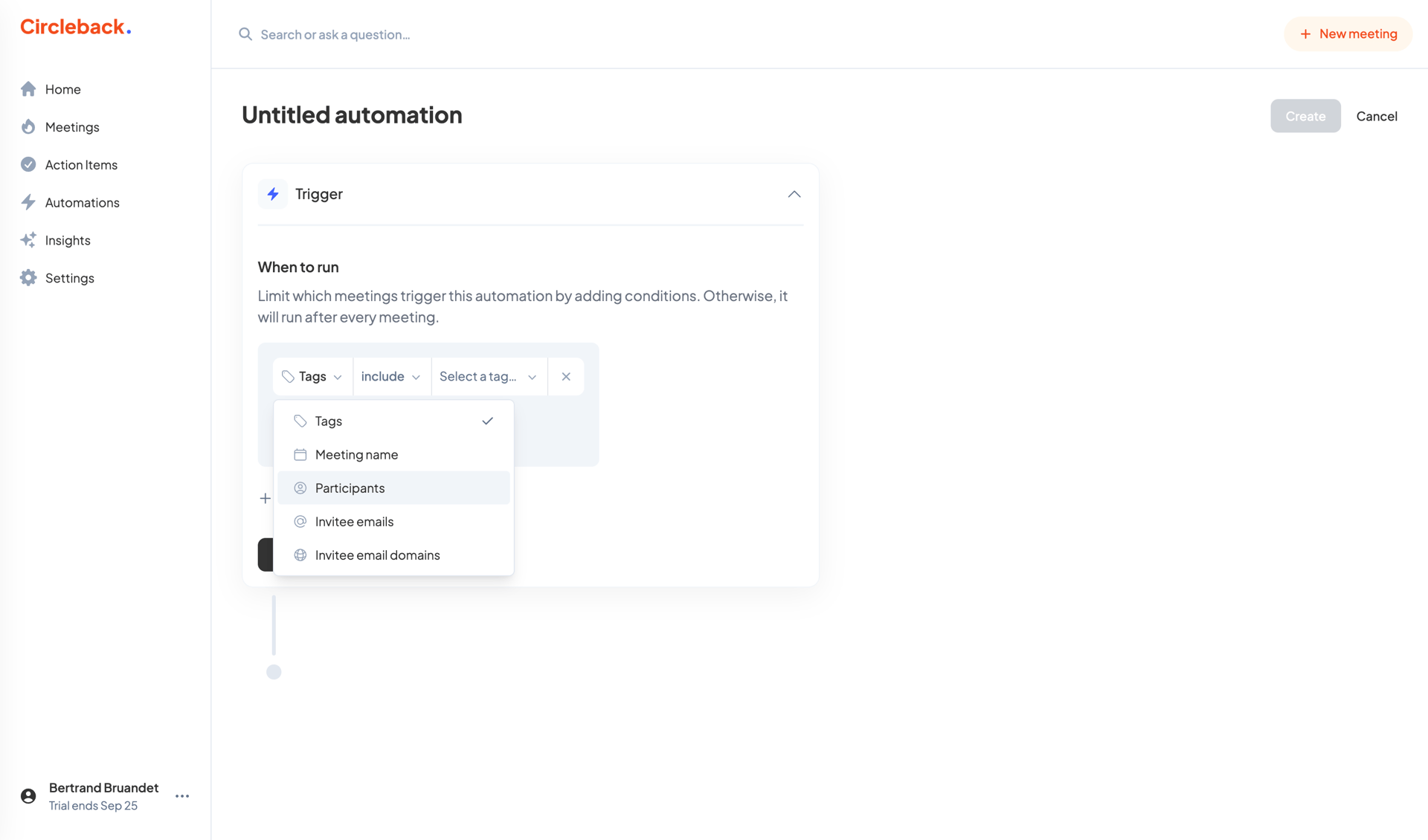 Circleback
			      ux ui design