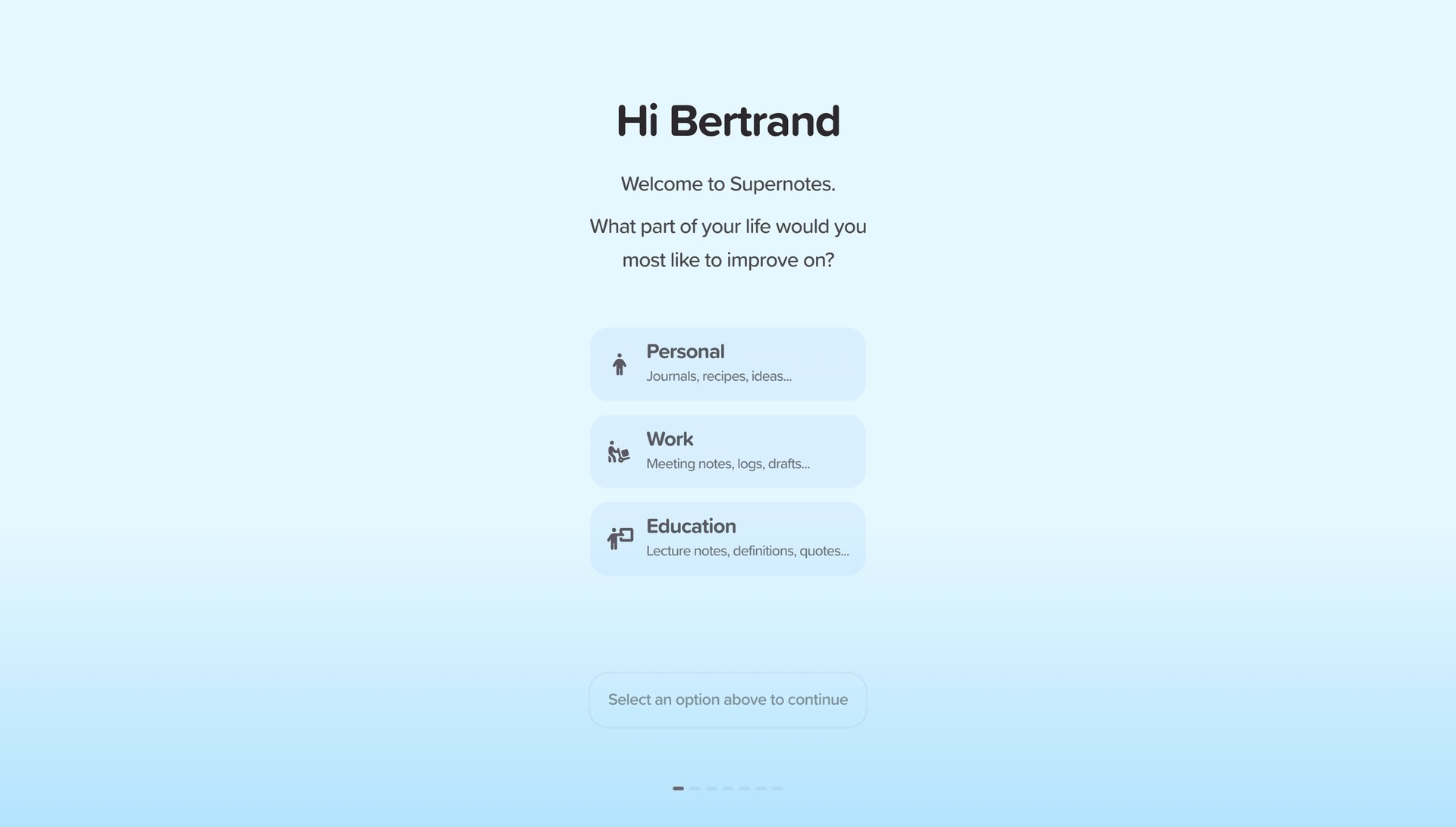Supernotes
			   ux ui design