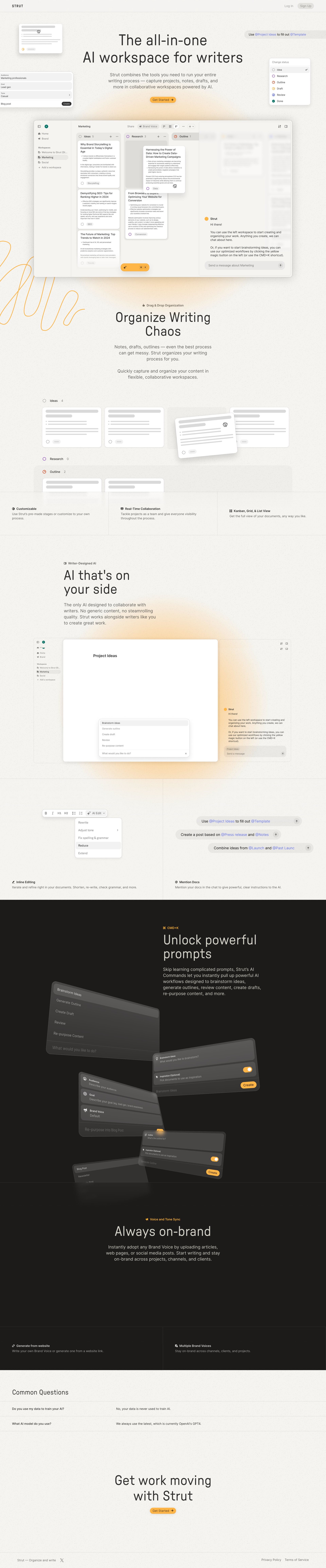 Strut
			           ux ui design