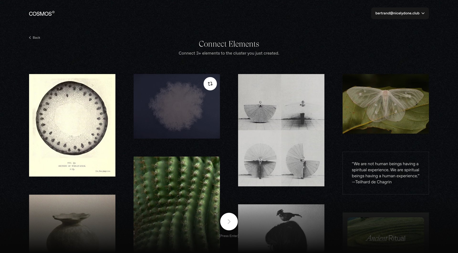 Cosmos
			  ux ui design