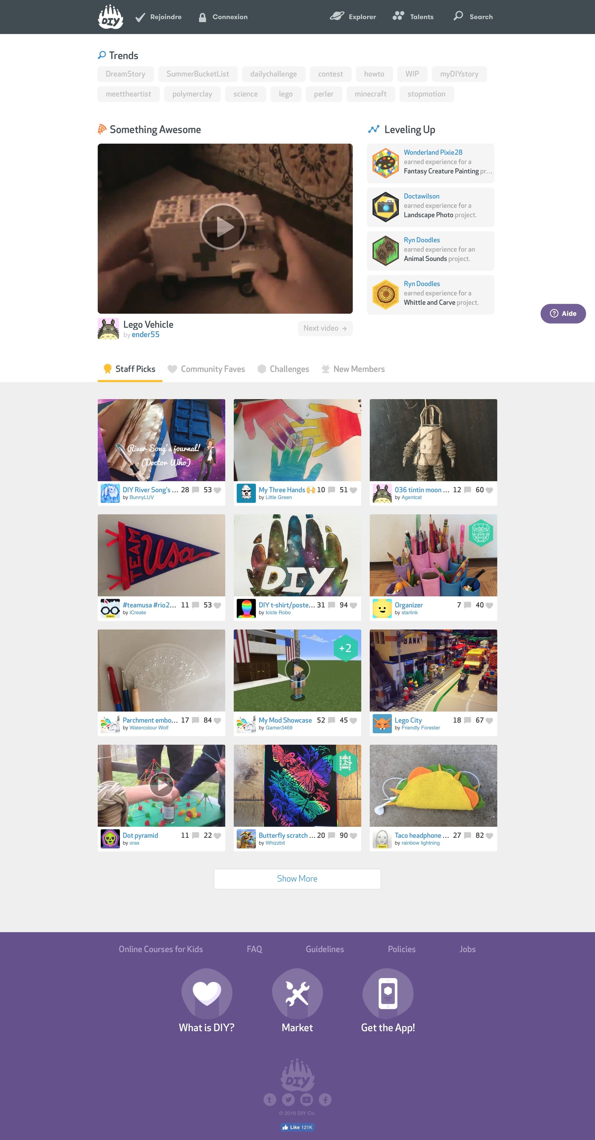 DIY
				 page example