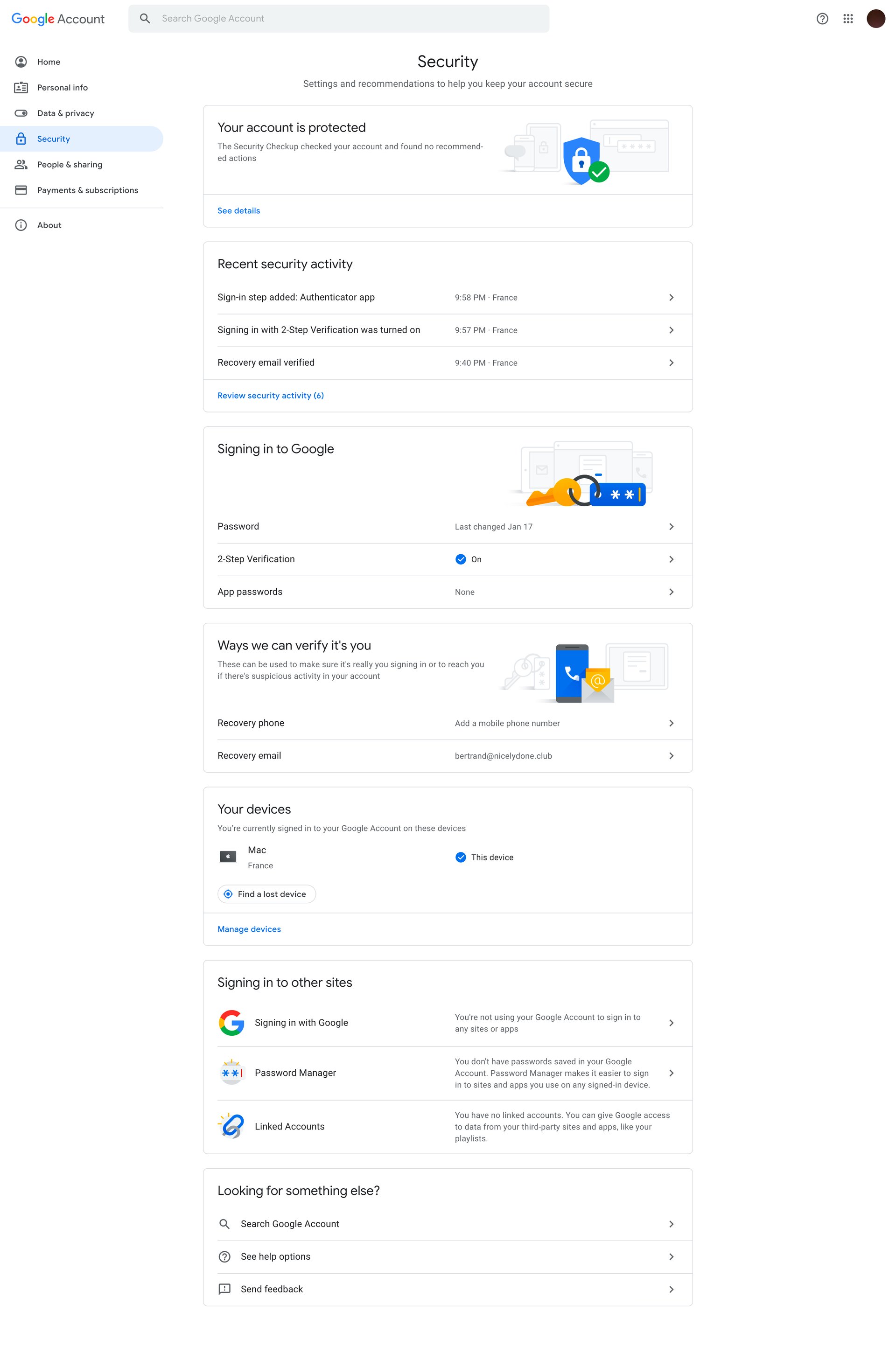 Google Account
			  ux ui design