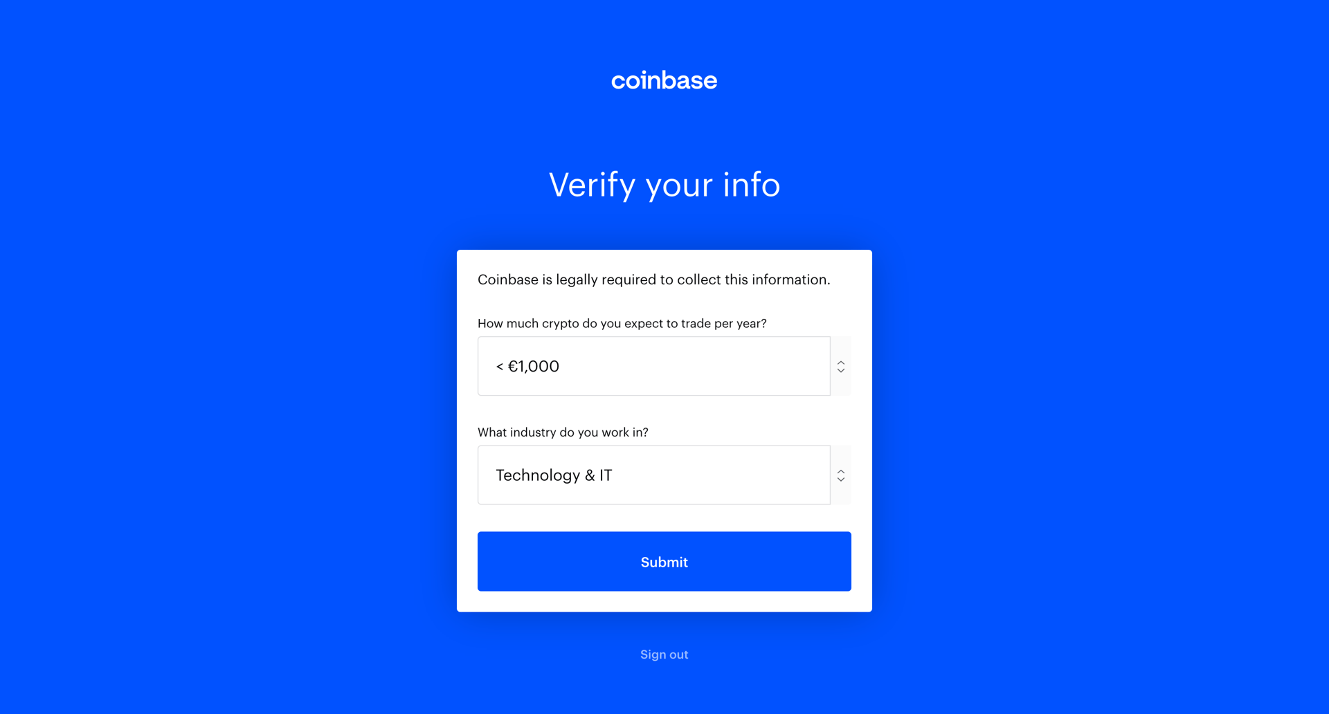 Coinbase
			     ux ui design