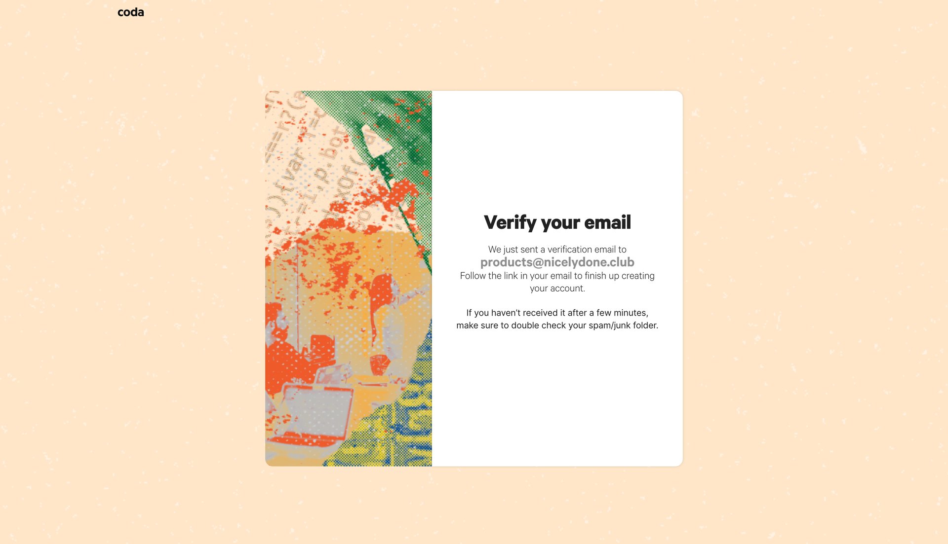 Coda
			       ux ui design