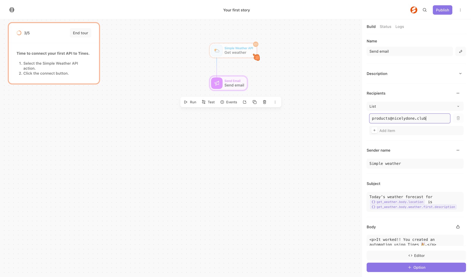 Tines
			                  ux ui design