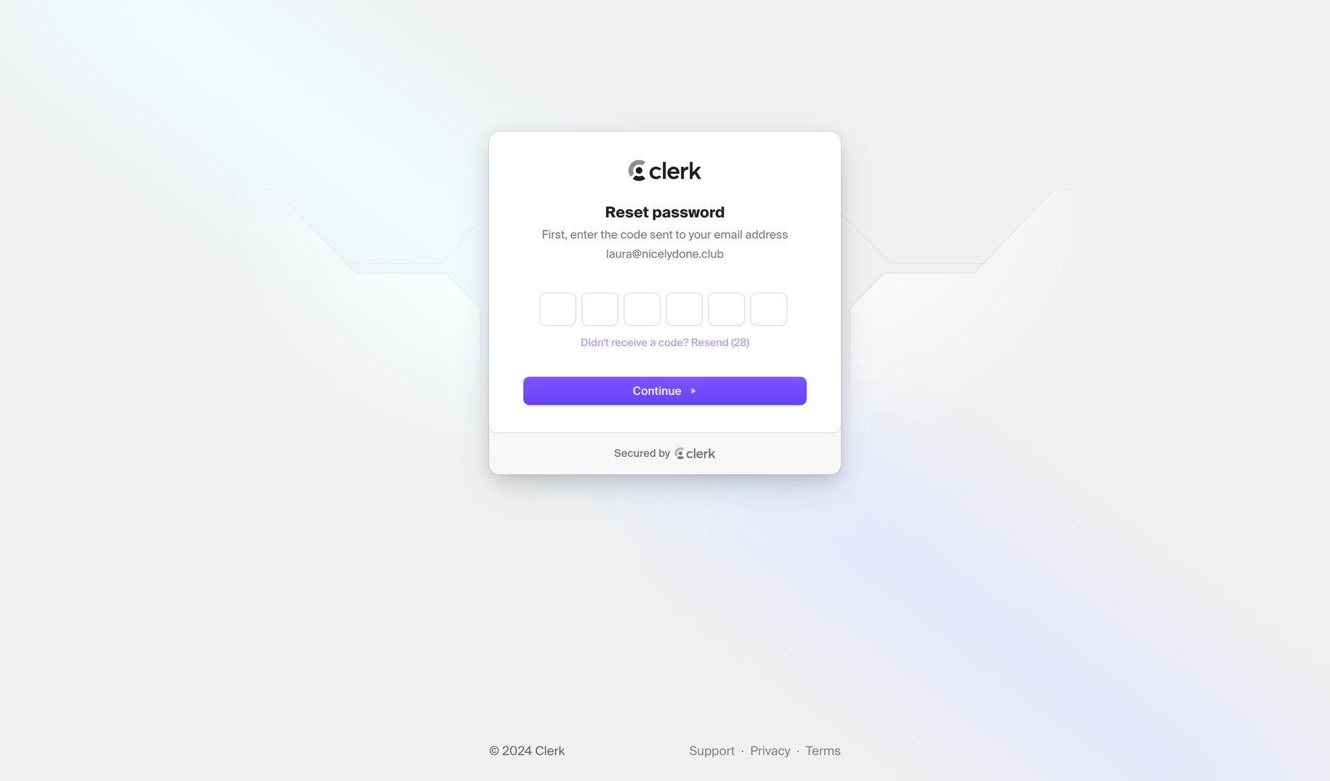 Clerk
			              ux ui design