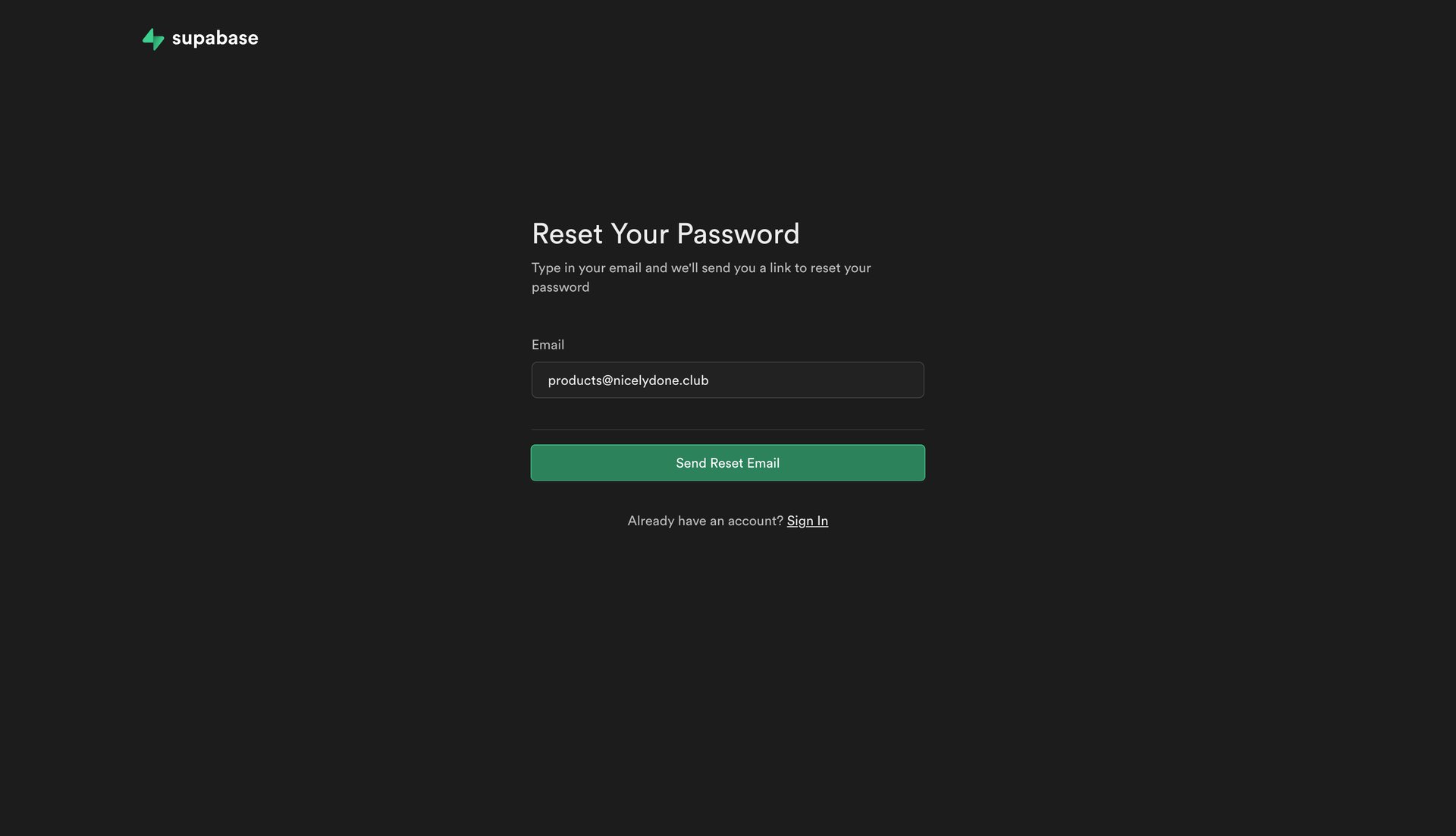 Supabase
			       ux ui design