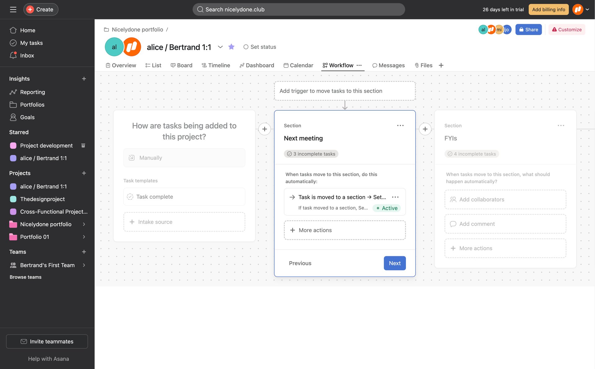 Asana
			              ux ui design