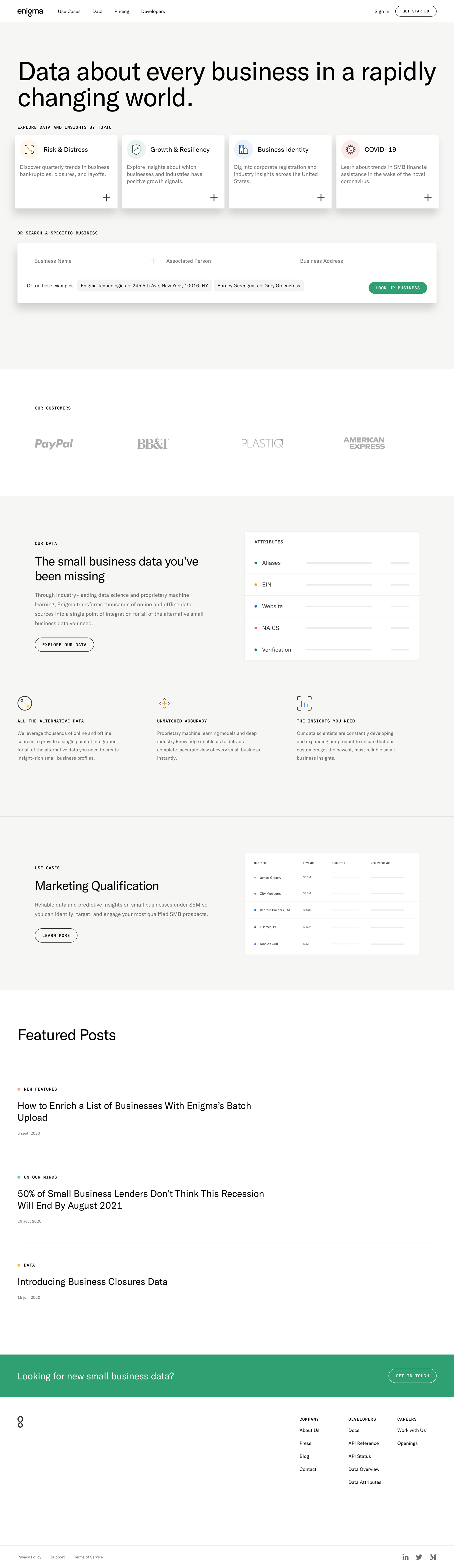 Enigma
				 page example
