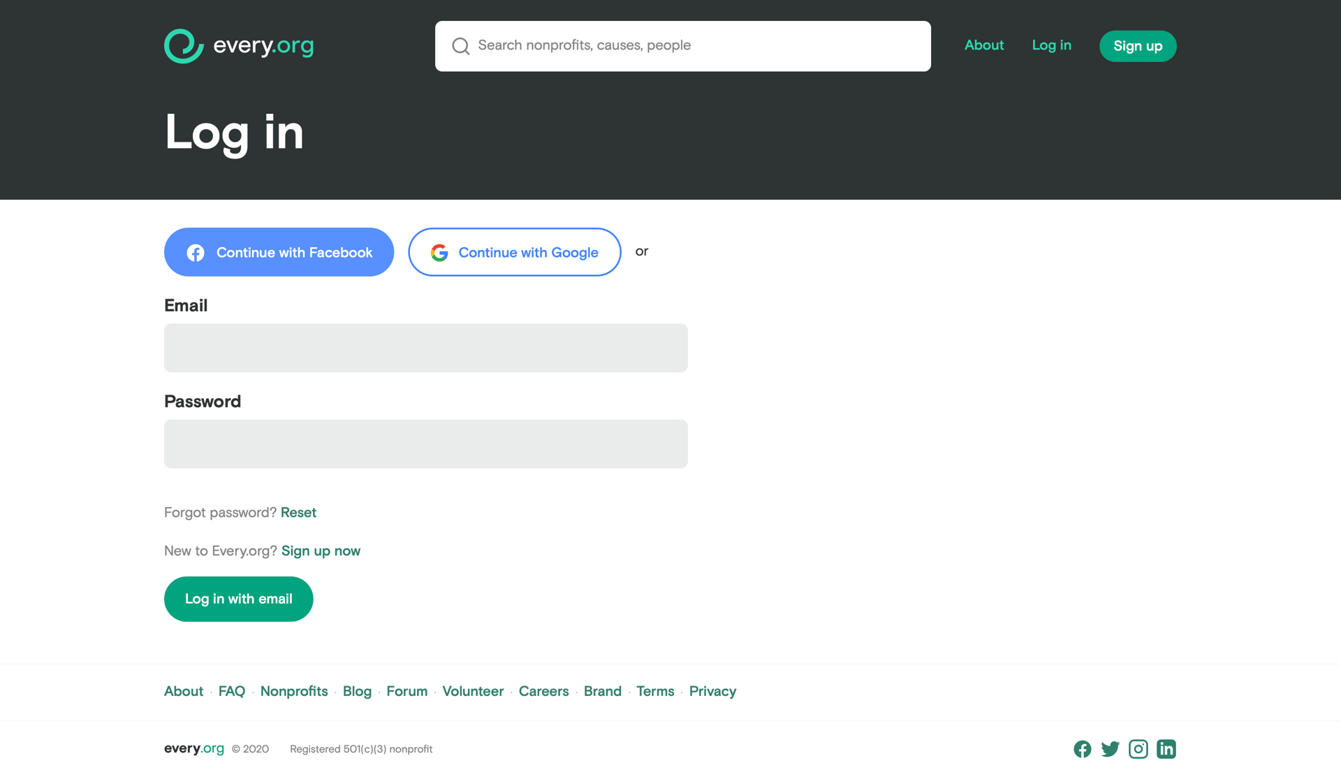 Every
				signin page example