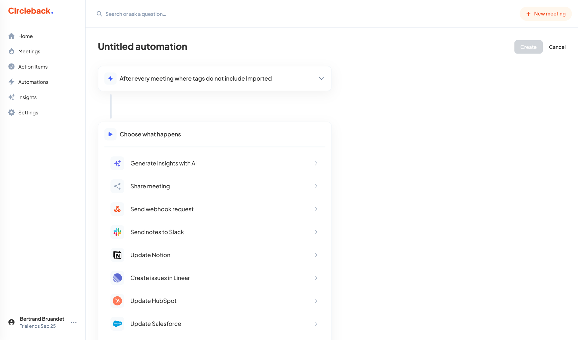 Circleback
			        ux ui design