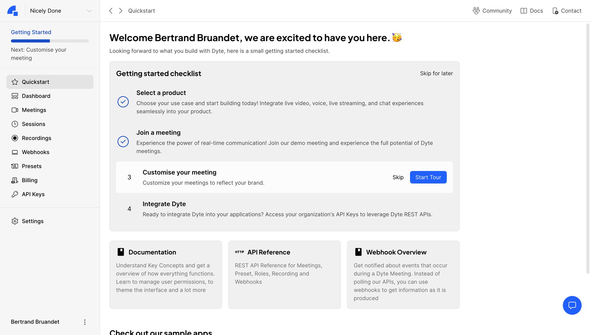 Dyte
			           ux ui design
