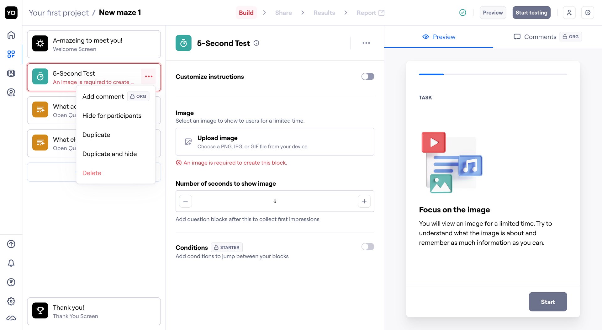 Maze
			                ux ui design