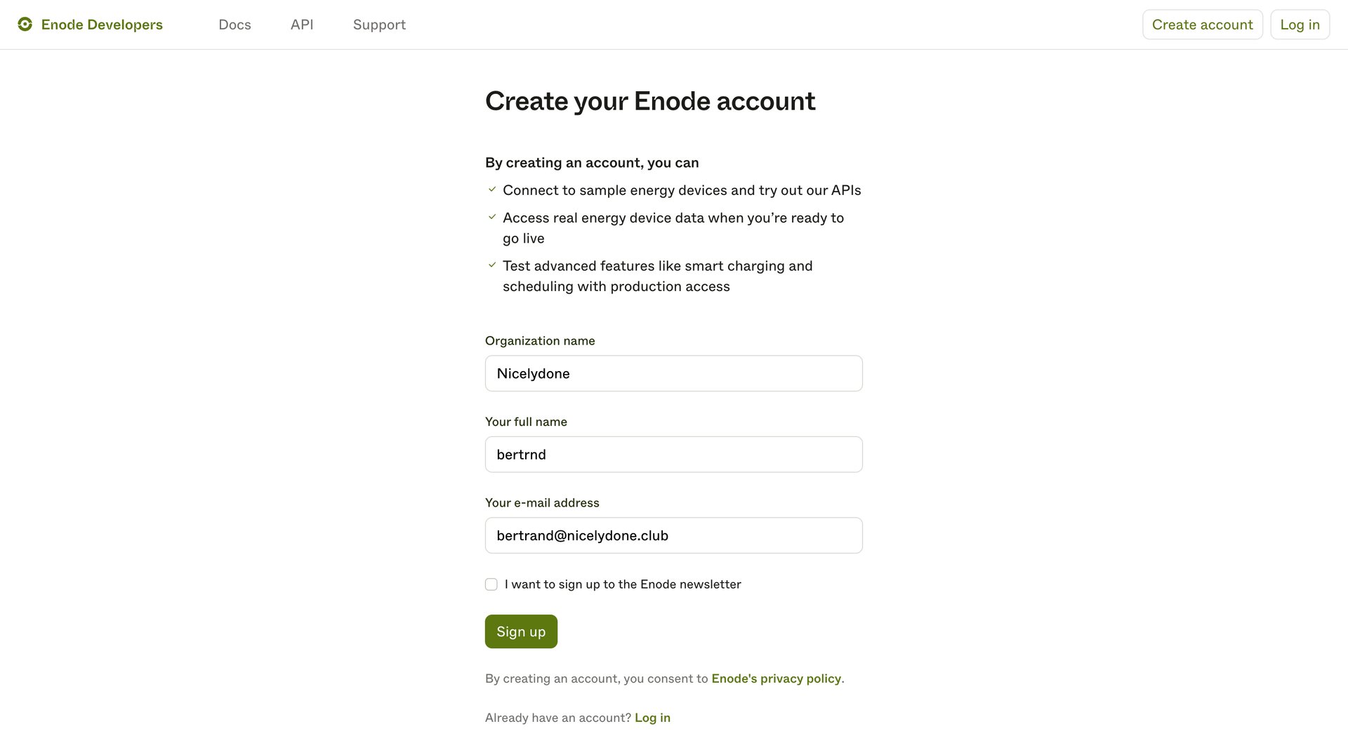 Enode
			        ux ui design