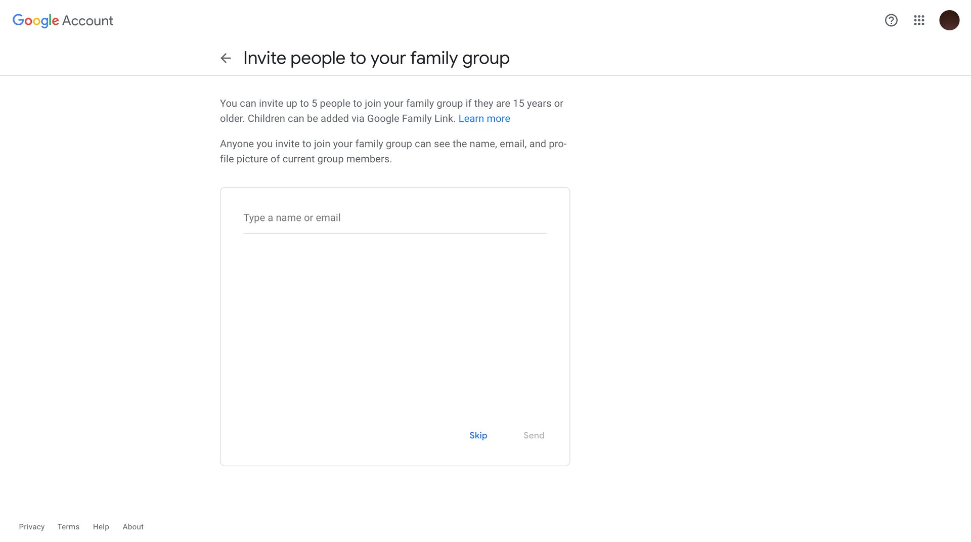 Google Account
			 ux ui design