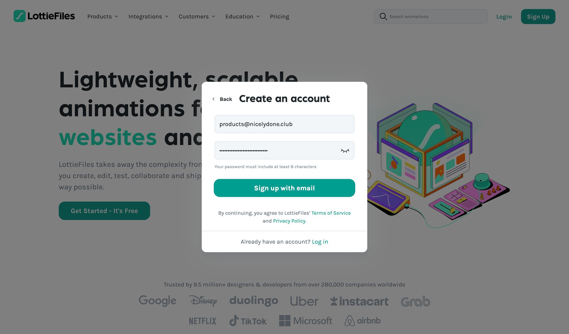 Lottie
			          ux ui design