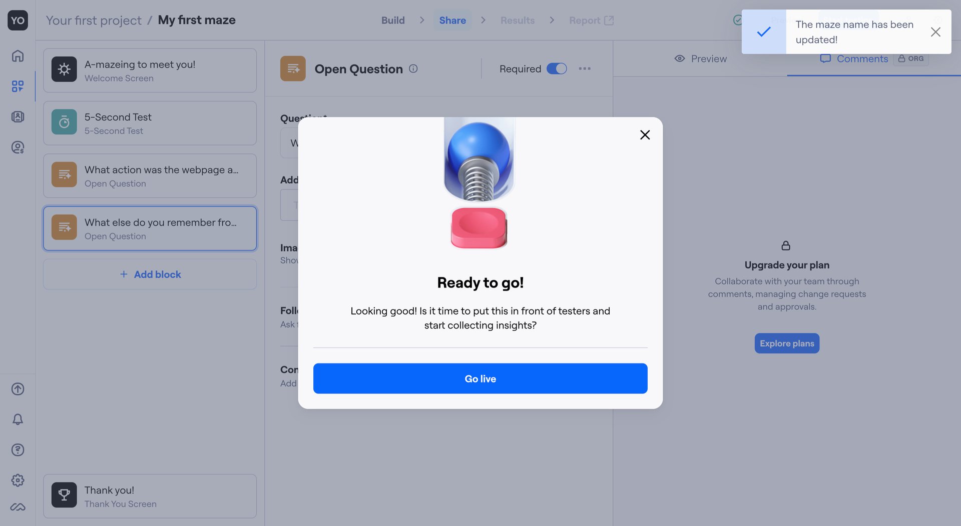 Maze
			           ux ui design